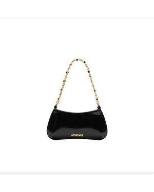 Jacquemus Die kleine Bisou Chaîne-Tasche - Schwarz