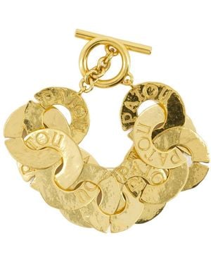 Patou Pulsera de monedas antiguas Metal Gold - Metálico