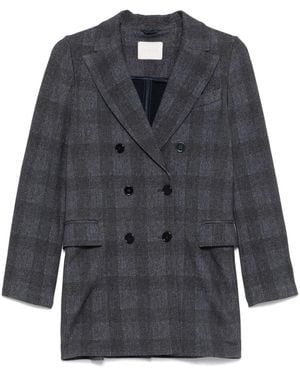 Circolo 1901 Cotton Double-Breasted Jacket - Blue