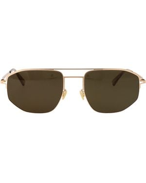 Mykita Aviator Sunglasses Mmcraft017 554 Rose - Metallic
