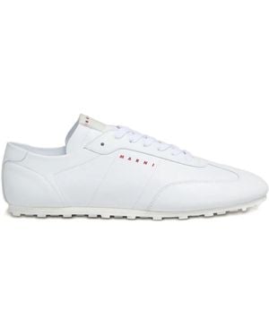 Marni Sneakers mit Schnürung - Weiß