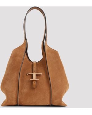 Tod's T Timeless Small Bag - Braun