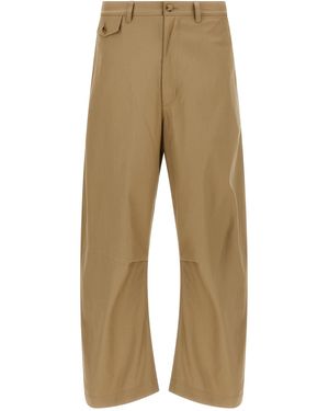 Comme Des GarÃ§ons Homme Comme des garҫons homme gebogene Beinhose - Natur