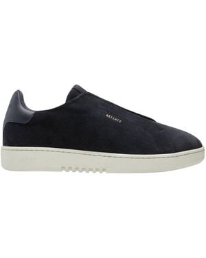 Axel Arigato Dark/Off Dice Laceless Suede Sneakers - Black