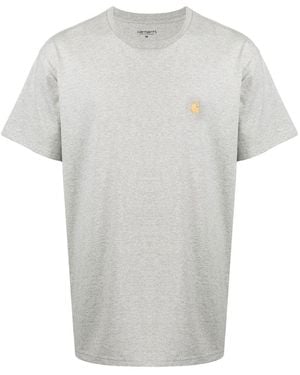 Carhartt Logo Cotton T Shirt - White