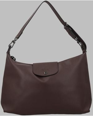 Longchamp Xl Extra Hobo Handbag - Brown