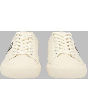 BOSS Low-Top Lace-Up Trainers - Natural