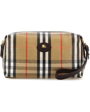Burberry Printed Canvas Beauty Case - Multicolor