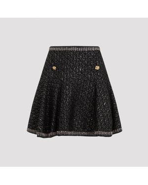 Giambattista Valli Boucle Mini Skirt - Black