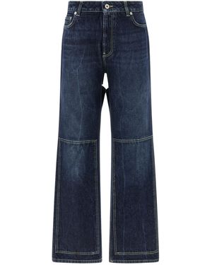 Jean Paul Gaultier 'The Cut-Out' Jeans - Blue