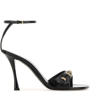 Givenchy Leather Stitch Sandals - Black