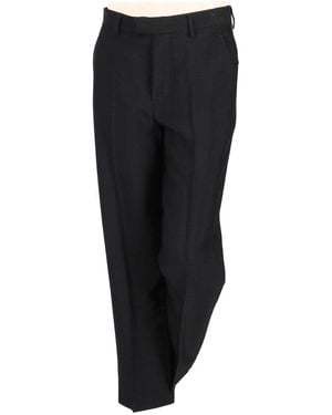 Ann Demeulemeester Pantalon court coupe slim Gaelle Viscose Calico - Noir