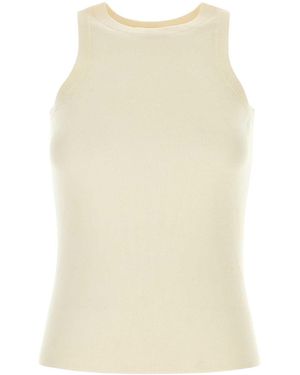 Co. Ivory Cashmere Tank Top - Natural