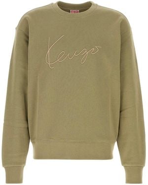 KENZO Crew Neck Sweatshirt - Green