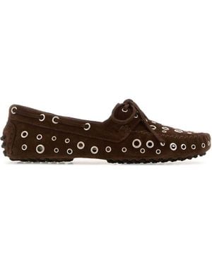 GIMAGUAS Car Shoes Eyelets - Brown