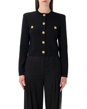 Balmain Pullover Schwarz - Blau