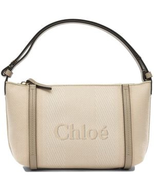 Chloé "Carry" Small Shoulder Bag - Metallic