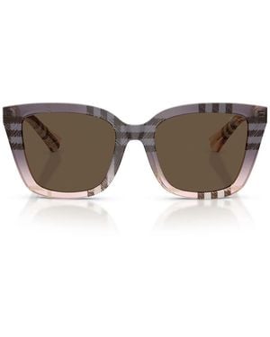Burberry Sonnenbrille Be4487 422073 Check Gradient Rose/Braun Damen