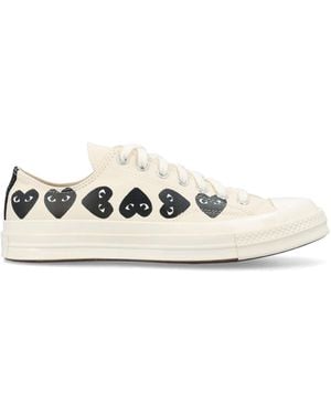 Comme des Garçons Trainer Chuck 70 Multi Hearts - White