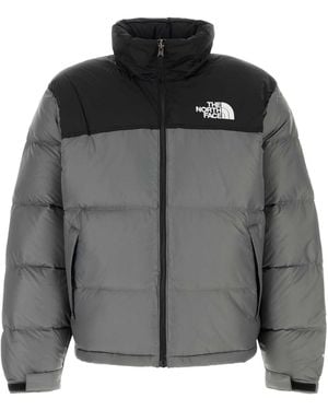 The North Face Two-tone Nylon Down Jacket - Grey