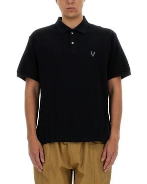 South2 West8 Cotton Polo - Black