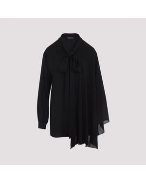 Balenciaga Sjaalblouse - Zwart