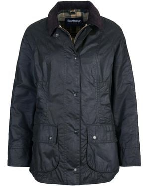 Barbour Beadnell Wax Jacket - Black