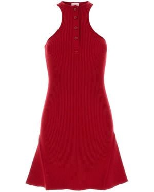 Courreges Viscose Blend Dress - Red