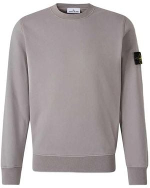 Stone Island Sweatshirt Met -logopatch - Wit