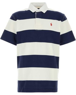 Polo Ralph Lauren Embroidered Cotton Polo Shirt - Blue