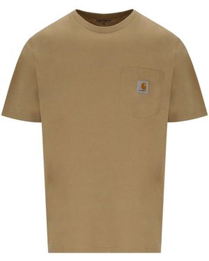 Carhartt Pocket Iroko T Shirt - Natural