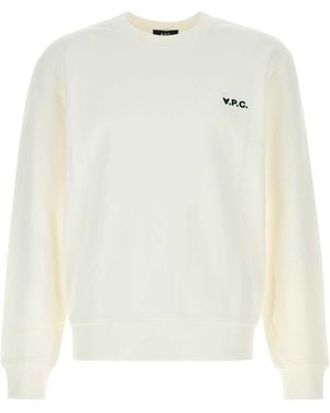 A.P.C. White Cotton T-shirt