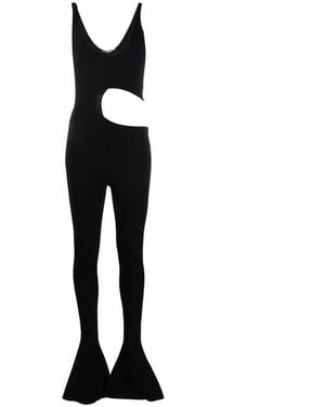 Stella McCartney Cut-Out Jumpsuit - Schwarz