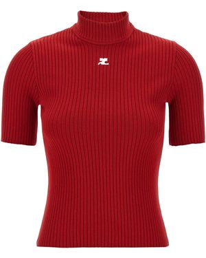 Courreges Pullage «réédition» des cours - Rouge