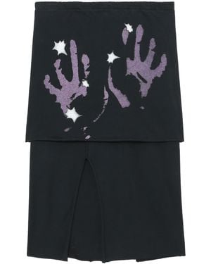 Our Legacy Rock Im Layering-Look - Schwarz