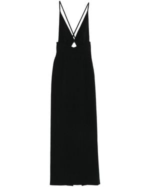 Solace London Milly Midi Dress - Black