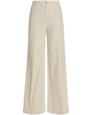 Nude Jeans Nudi A Larga Gamba - Bianco