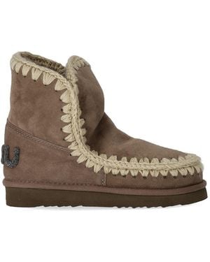 Mou Eskimo 18 Glitter Logo Elephant Boot - Brown