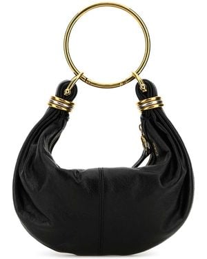 Chloé Biscuit Leather Nacha Handbag in Brown | Lyst UK