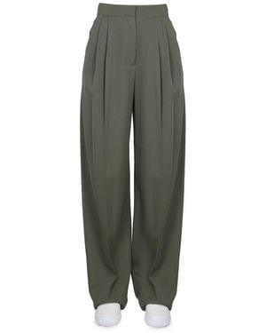 McQueen Wide Leg Trousers For - Green