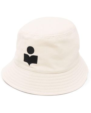Isabel Marant Haley Bucket Hat - White