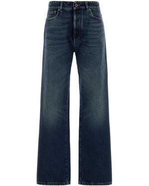 Miu Miu Five-Pocket Loose Fit Denim Jeans - Blue