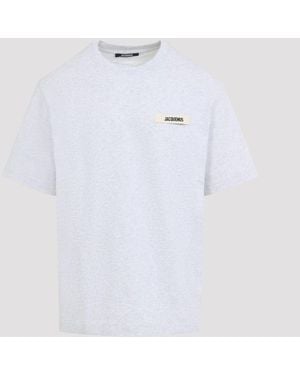 Jacquemus Le T Shirt Grosgrain T Shirt - White