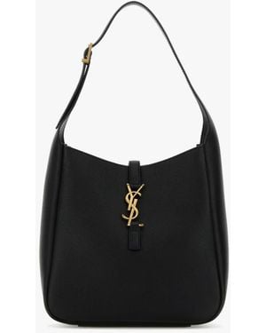 Saint Laurent Ysl Bo Mng S Le 5 A7 W Soie A - Noir