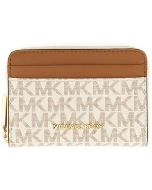 Michael Kors Portafoglio Con Logo - Brown