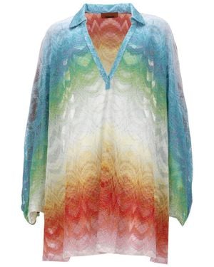 Missoni Caftano Copricostume - Blue