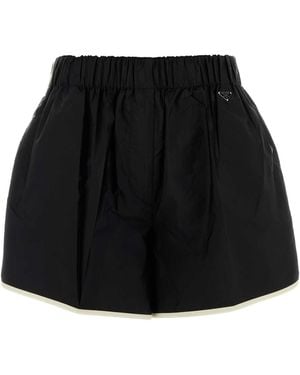 Prada Re-Nylon Shorts - Black