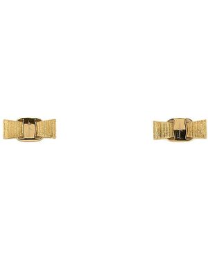 Ferragamo Salvatore Metal Vara Earrings - Metallic