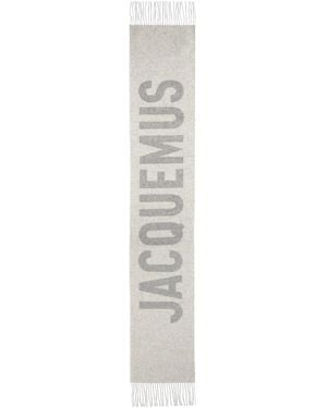 Jacquemus Wool Scarf Lecharpe Virgin Scarfs - White