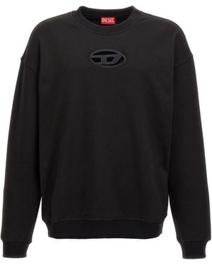DIESEL 's Boxt Od 'sweatshirt - Zwart